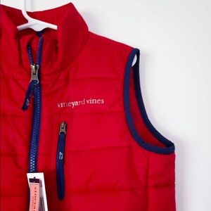 NWT Boy’s 5 Vineyard Vines Red/Navy Vest